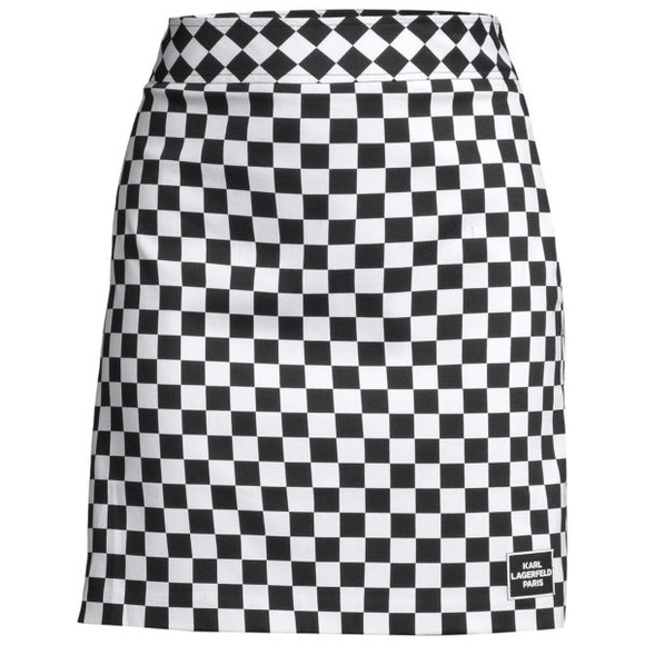 Karl Lagerfeld Paris Checkered Straight Skirt - Large. Perfect NWT condition. - Picture 3 of 10